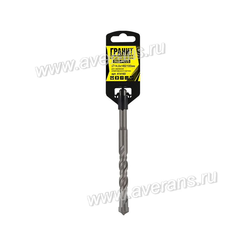 Бур SDS-PLUS Quadro-X  14,0х160/100 ГРАНИТ