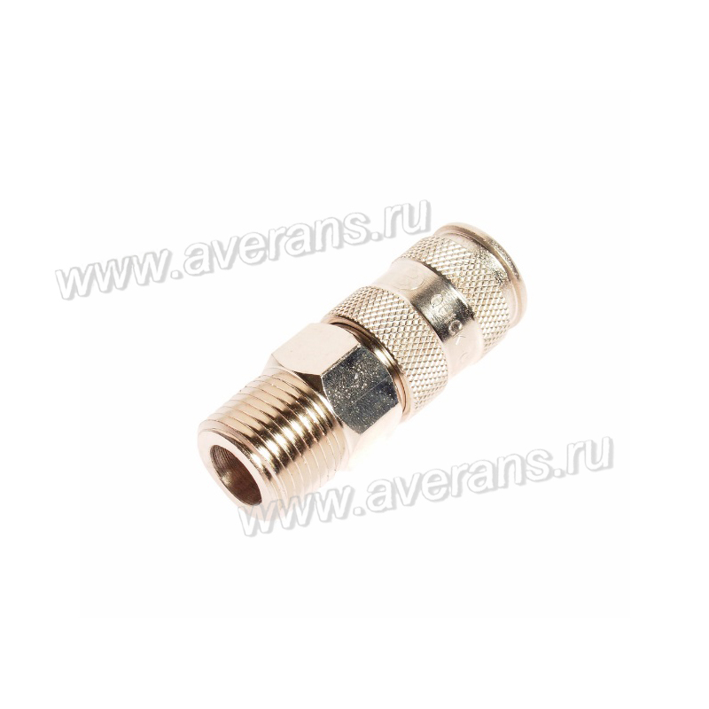 Переходник для компрессора M1/2" быстросъемный с клапаном наружная резьба JTC