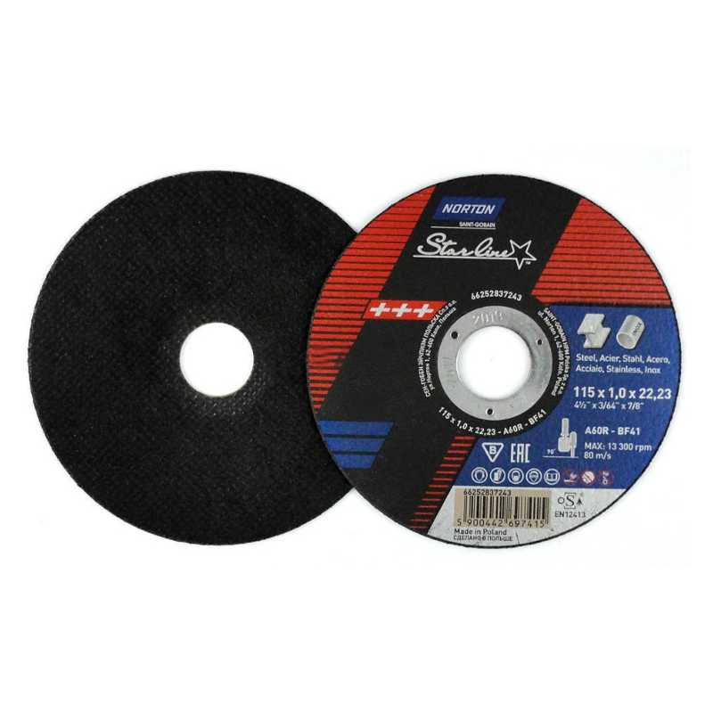Круг отрезной Norton STARLINE SG 230х2,0х22,23 мет/нерж