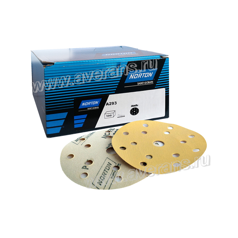 Шлифовальный диск на велкро Norton 150x18 A293 NOR P120 VL1 15