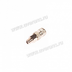 Переходник для компрессора M3/8" быстросъемный с клапаном наружная резьба JTC